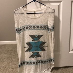 Tribal print tunic